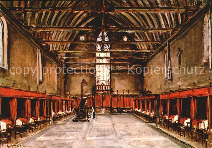 Beaune Cote d Or Burgund Hostel Dieu Cuisine Grande Salle