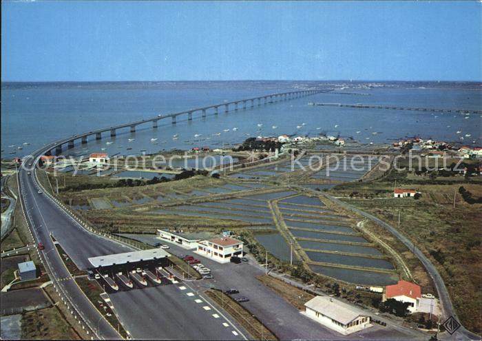 Charente La Fliegeraufnahme Viaduc d`Oleron
