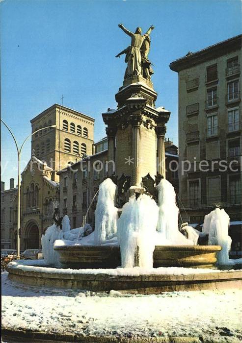 Grenoble Place Notre Dame Monument des Trois Ordres