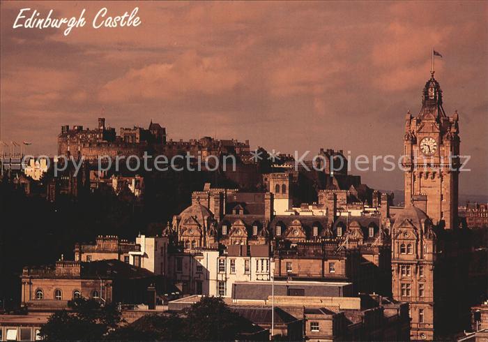Edinburgh Scotland Castle seen from Calton Hill