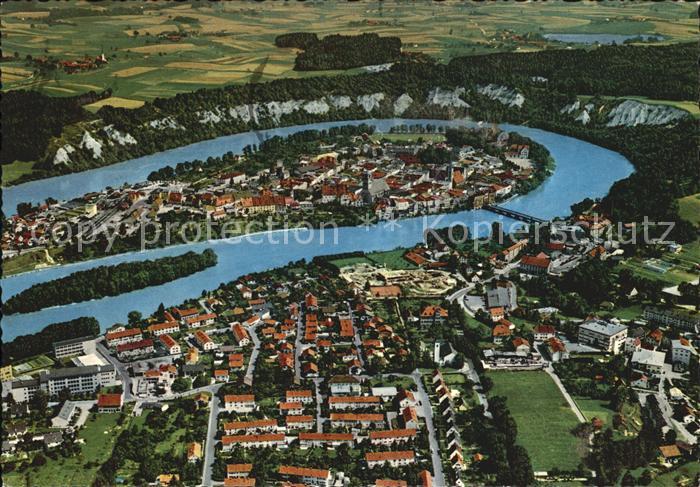 Wasserburg Inn Fliegeraufnahme mit Innschleife