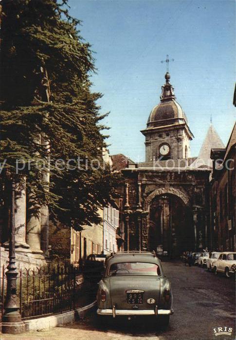 Besancon Doubs Porte Noire et Cathedrale Saint Jean