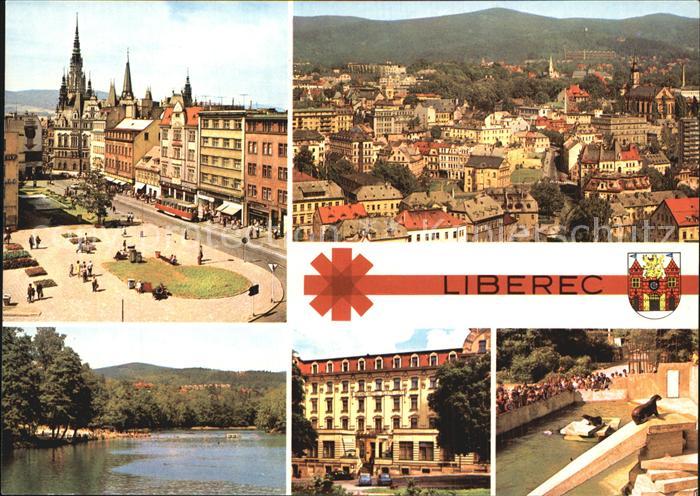 Liberec Reichenberg Fliegeraufnahme