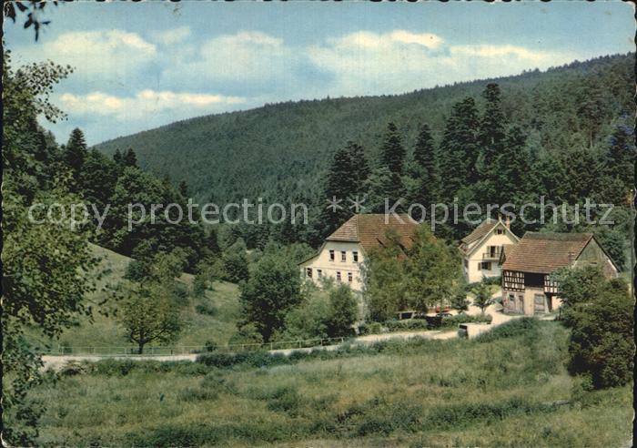 Schoenberg Seelbach Untere Muehle im Kapfenhardter Tal