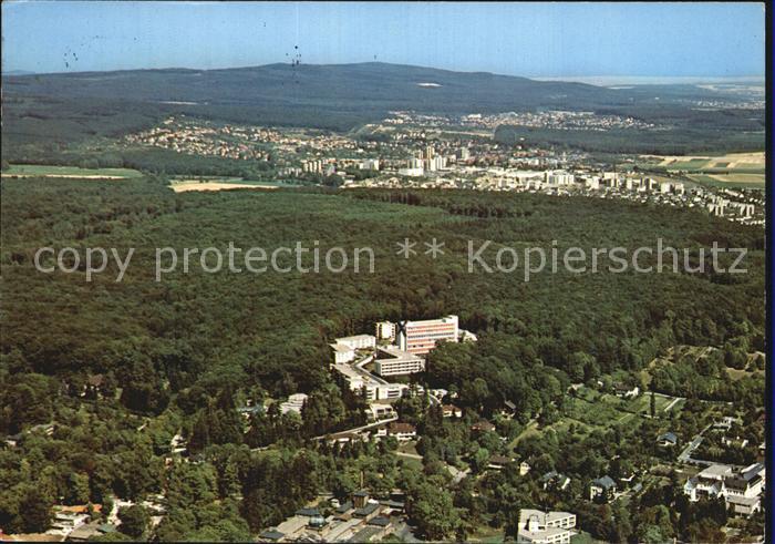 Bad Homburg Fliegeraufnahme mit Klinik Wingertsberg