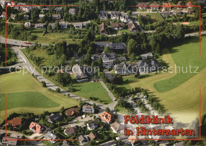 Hinterzarten Breisgau-Hochschwarzwald BW Fliegeraufnahme Foeldiklinik