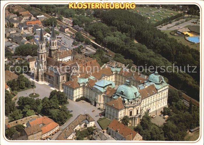 Klosterneuburg Fliegeraufnahme Augustiner Chorherrenstift