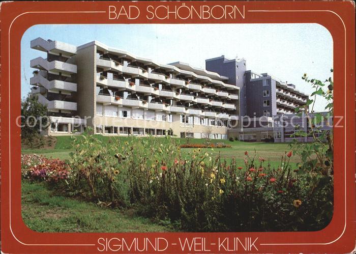Bad Schoenborn Sigmund Weil Klinik