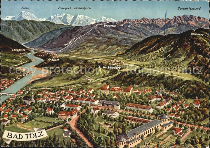 Bad Toelz Panoramakarte