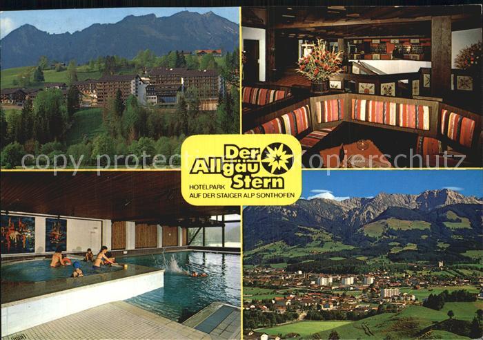 Sonthofen Oberallgaeu Hotelpark der Allgaeuer Stern
