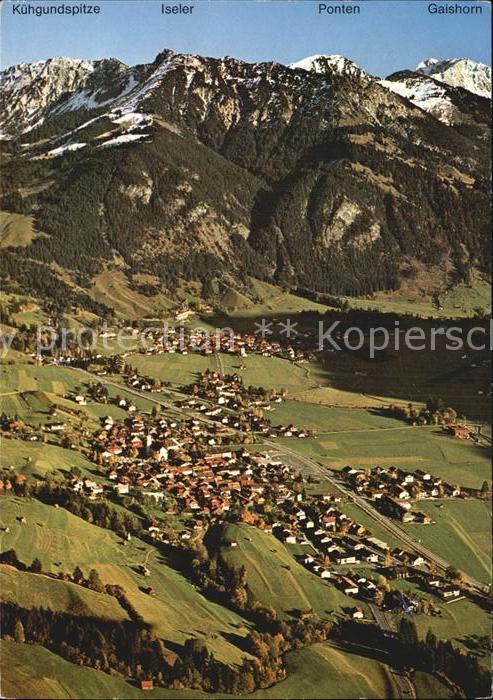 Hindelang Bad Fliegeraufnahme