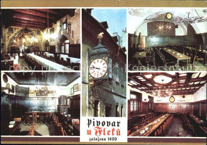 Praha Prahy Prague Pivovar u  Fleku