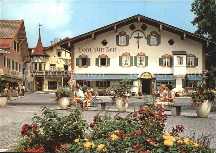 OBERAMMERGAU Bayern Dorfplatz Passionsspielort