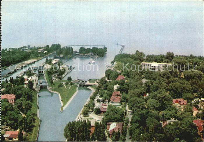 Siofok Fliegeraufnahme mit Plattensee