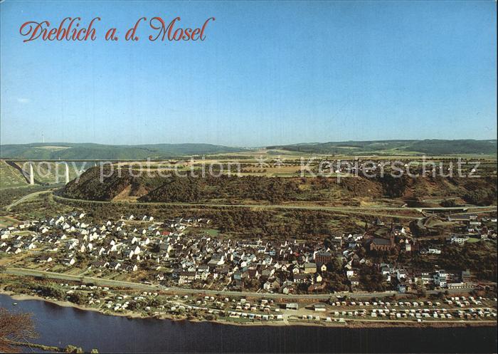 Dieblich Fliegeraufnahme mit Mosel