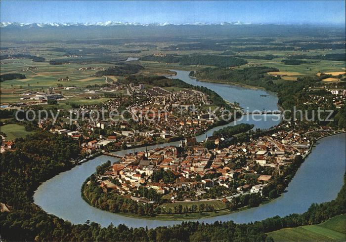 Wasserburg Inn Fliegeraufnahme Innschleife