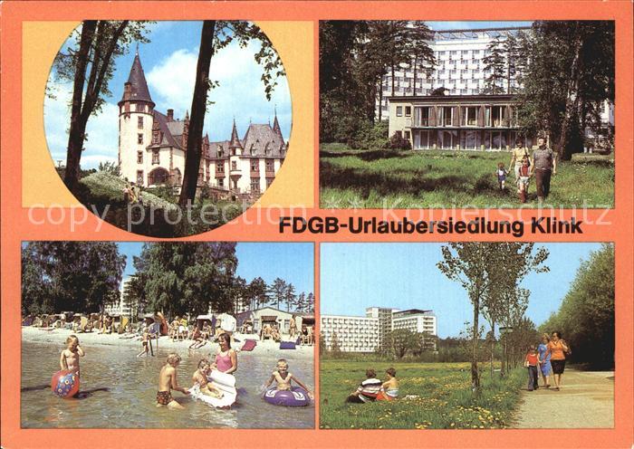 Klink Waren Urlaubersiedlung Strand Schloss