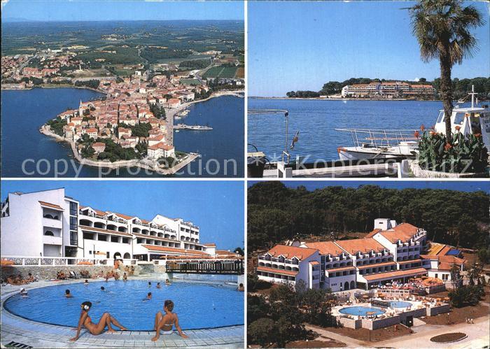 Porec Fliegeraufnahme Hotel Fortuna