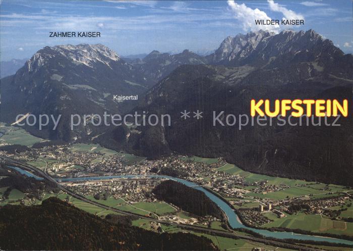 Kufstein Tirol Blick vom Pending Schutzhaus Zahmer- und Wilder Kaiser