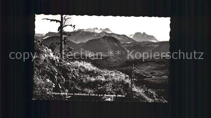 St Gilgen Salzkammergut Zwoelferhorn Dachstein