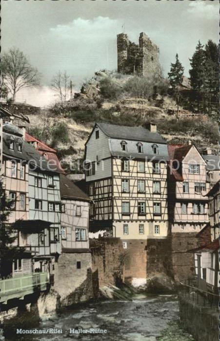 Monschau Montjoie NRW Haller Ruine