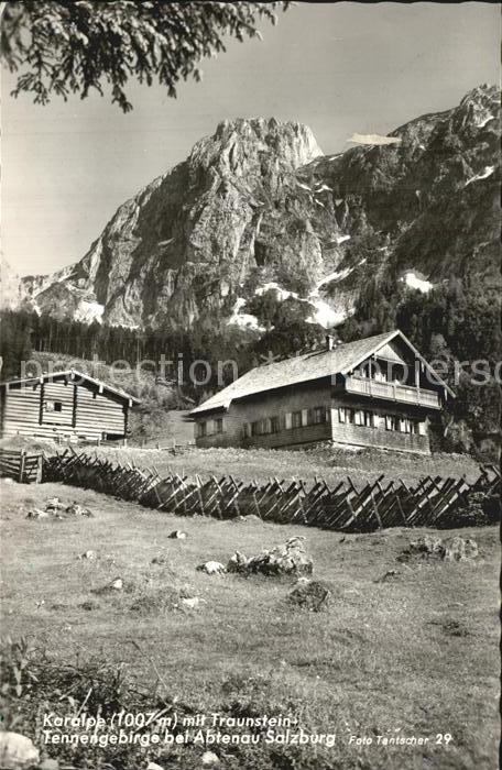Abtenau Karalpe mit Traunstein