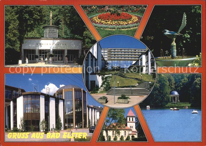 Bad Elster Quelle Kurhaus Park See