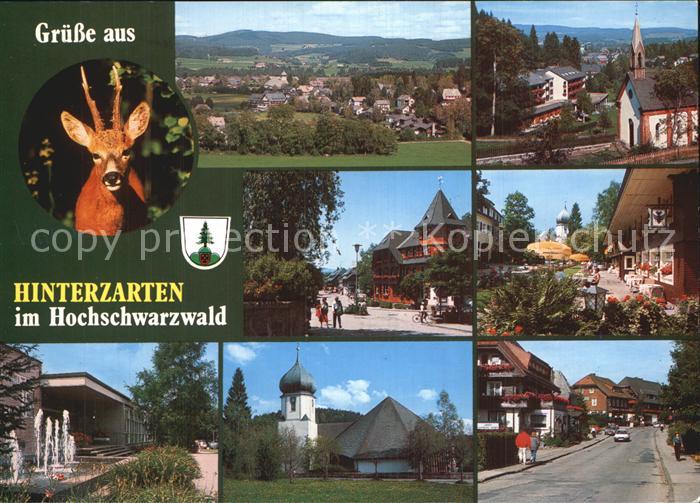 Hinterzarten Breisgau-Hochschwarzwald BW Teilansicht Kirchen Rathaus