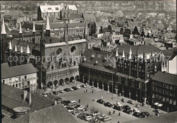 LueBECK CITY Marktplatz Rathaus Katharienenkirche