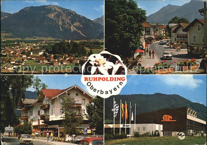 Ruhpolding Bayern Teilansicht Platz Sportzentum
