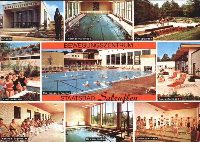 Salzuflen Bad Bewegungszentrum Thermal-Hallenbad Kneippgarten