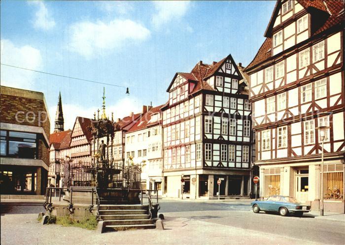 HANNOVER  CITY Holzmarkt Oskar Winter Brunnen