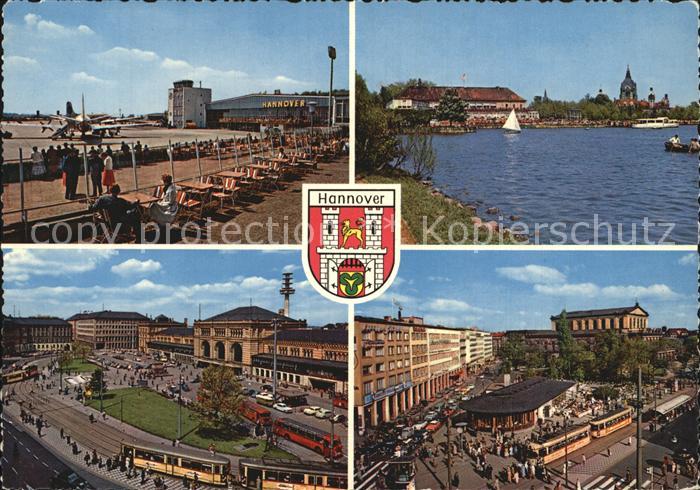 HANNOVER  CITY Flughafen Am Kroepcke Bahnhof Maschsee