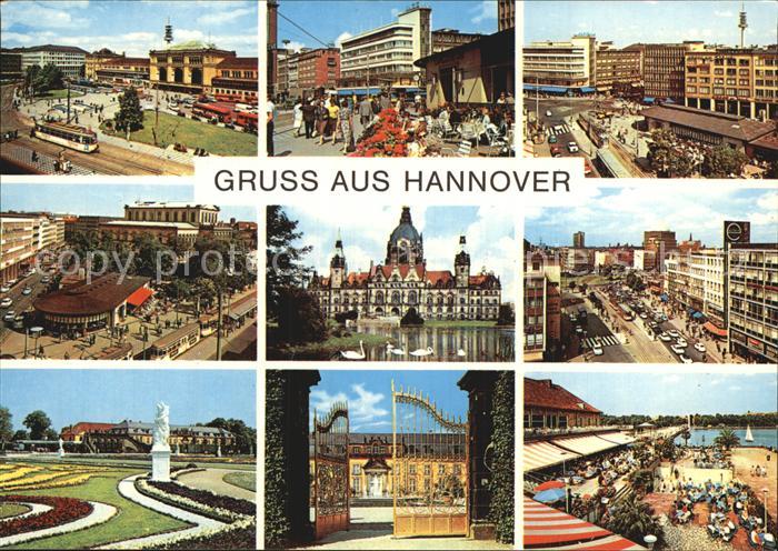 HANNOVER  CITY Bahnhof Am Kroepcke Stadtgarten Schloss Maschsee Fussgaengerzone