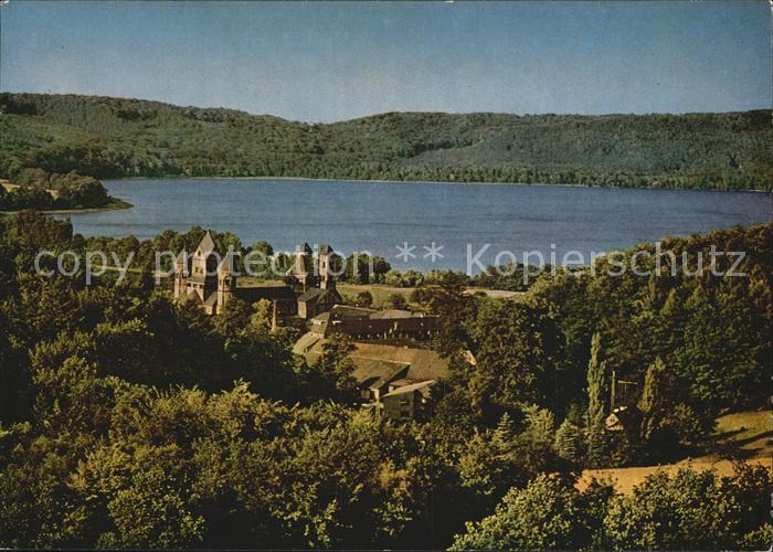 Maria Laach Glees Blick von Suedwesten