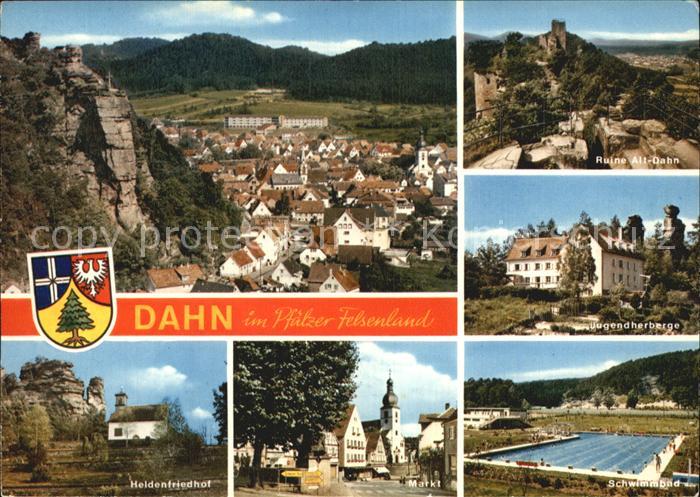 Dahn Jugendherberge Ruine Heldenfriedhof Schwimmbad Markt