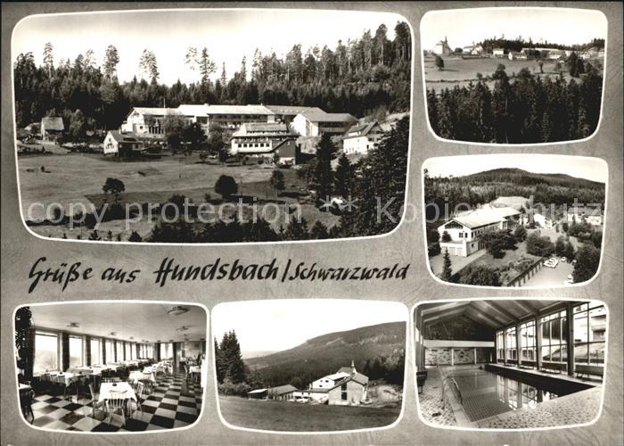 Hundsbach Forbach Erholungsheim Hauerskopf  Speiseraum Schwimmbad