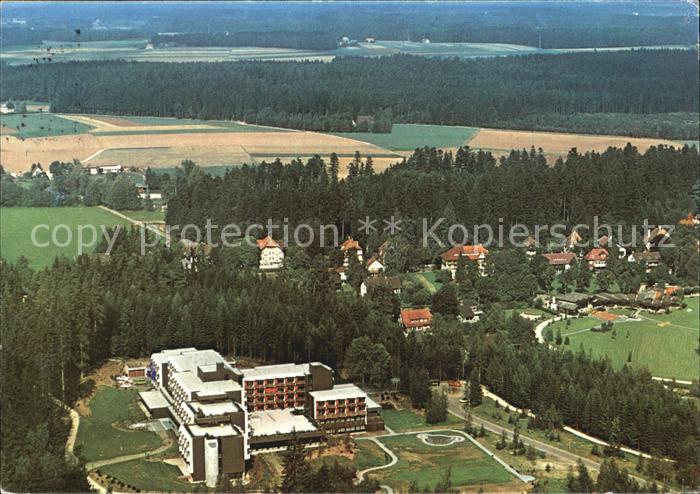 Koenigsfeld Schwarzwald Fliegeraufnahme Albert Schweizer Klinik