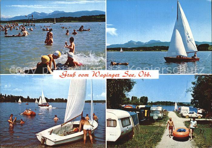 Waging See Segelboot Campingplatz