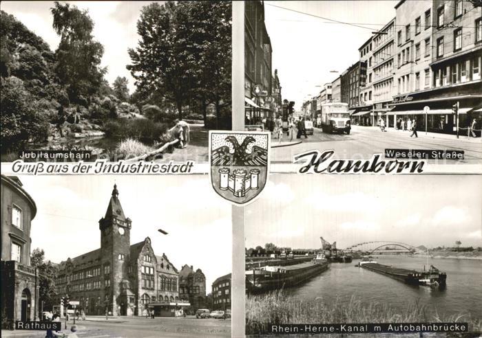 Hamborn Jubilaeumshain Rathaus Rhein Herne Kanal Weseler Strasse
