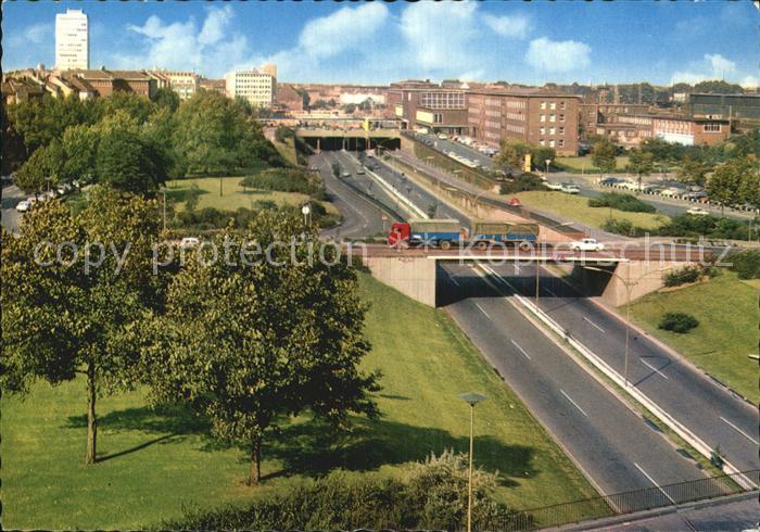 Duisburg Ruhr Stadtautobahn Hauptbahnhof