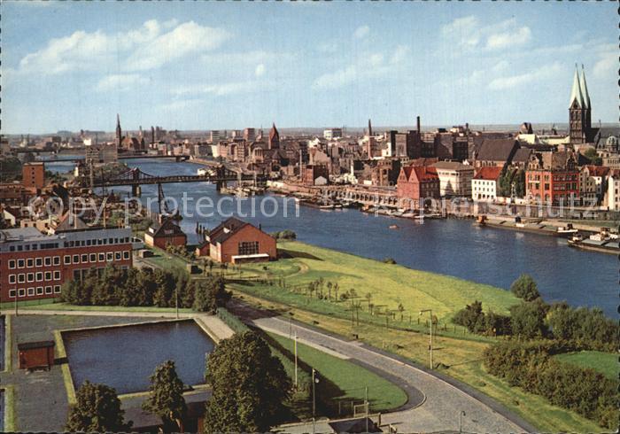 BREMEN  CITY Weser und Stadtansicht
