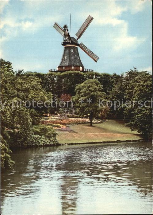 BREMEN  CITY Windmuehle am Wall