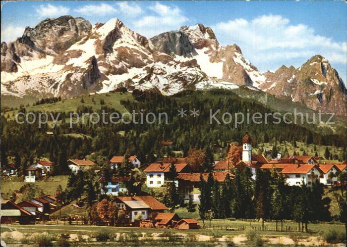 Kruen Teilansicht mit Zugspitze