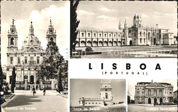 Lisboa Basilika Estrela Mosteiro dos Jeronimoa Camara Minicipal