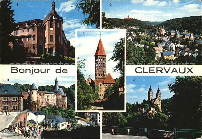 Clervaux Klinik St Francois Panorama Schloss Benediktinerabtei Maurice