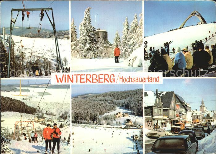 Winterberg Hochsauerland Skilift Winter Schanze