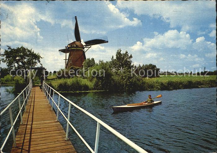 Kinderdijk Muehle Boot