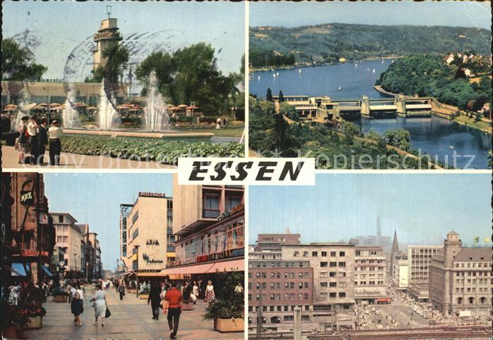 Essen Ruhr Baldeneysee Fussgangerzone