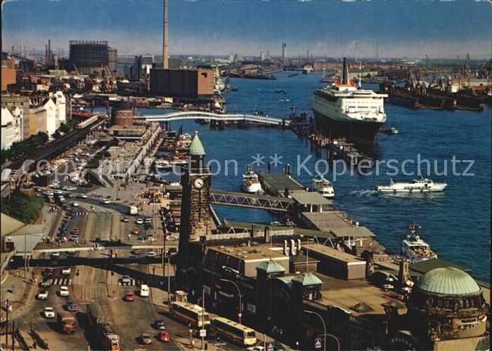 HAMBURG  CITY Sankt Pauli Landungsbruecken Elbtunnen